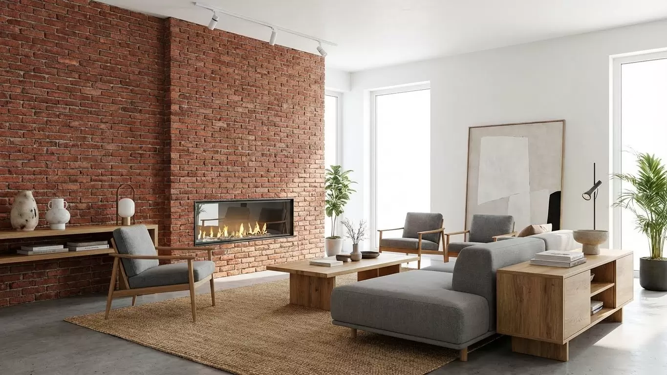 Şömine ve Soba Arkasında Tuğla Kullanımı: Güvenlik ve Estetik Bir Arada